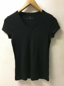 ◆BANANA REPUBLIC バナナリパブリック Vネック ベーシック Tシャツ 黒 サイズXS 美品