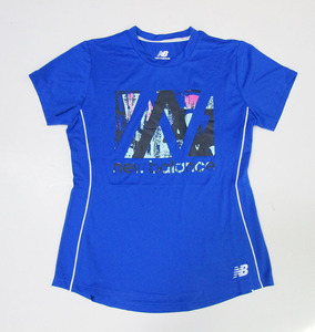 new balance ニューバランス AWT03204 ランニング ジョギング Tシャツ ブルー M