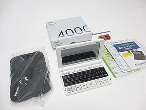 新品同様 カシオ 電子辞書 Ex-word XD-SV4000 ポーチ付き