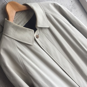 BURBERRY LONDON Cotton Balcollar LongCoat バーバリー ロンドン キルトライナー コットン ステンカラー ロングコート ライトベージュ 160