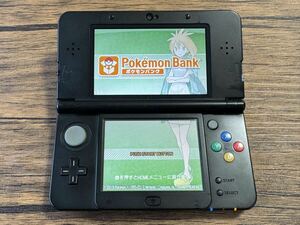 ポケモンバンク その他内蔵ソフト多数 New Nintendo 3DS ブラック あ2