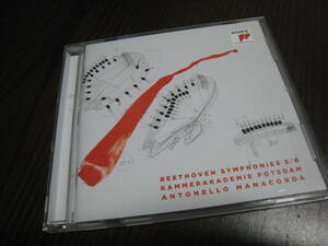 CD『ベートーヴェン：交響曲第５番「運命」６番「田園」』アントネッロ・マナコルダ/カンマーアカデミー・ポツダム