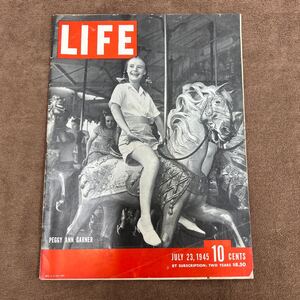 ☆長期保管品☆ 洋書 LIFE 1945年7月23日号 LIFE誌 ライフ誌 洋雑誌 ビンテージ レトロ 雑誌 広告 ポスター コレクター LIFE誌 洋書 ライフ