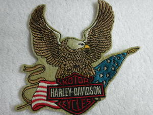 ゴージャス！！ハーレーダビットソンHARLEY-DAVIDSONワッペン　MOTOR CYCLES