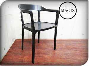 展示品/未使用品/マジス/Steelwood chair/スティールウッド チェア/RONAN&ERWAN BOUROULLEC/SD740/beach black/チェア/121,000円yykn867k