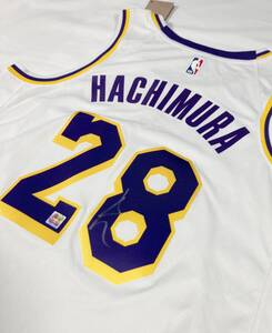 ★レア★ 八村 塁 レイカーズ サイン ジャージ ユニフォーム レイカーズ公式 Lakers hachimura jersey 河村 コービー レブロン カリー