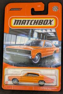 【2022 MB51】Matchbox 1966 Dodge Charger ／ マッチボックス 1966 ダッジチャージャー【Orange】