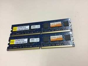 ★☆メモリ　CFD ELIXIR　DDR2 PC2-6400 2枚セット☆★