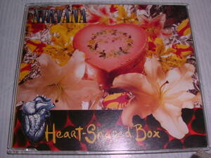 輸入盤廃盤マキシCD★ニルヴァーナ★HEART-SHAPED BOX★程度良好で送料無料！！！