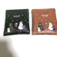 KALDI カルディ/2024クリスマスぱっちんポーチ/2点セット/新品未開封