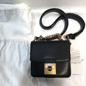 Maison Martin Margiela メゾンマーティンマルジェラ shoulder bag ショルダーバッグ SBdWG0026 2WAY ブラック ベージュ 655507