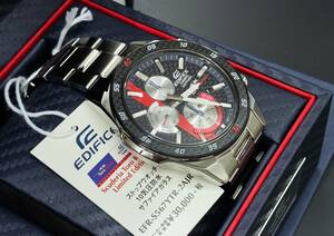 カシオ 腕時計 エディフィス 国内正規品 Scuderia Toro Rosso Limted Edition EFR-S567YTR-2AJR サファイアガラス 新品 保証付き