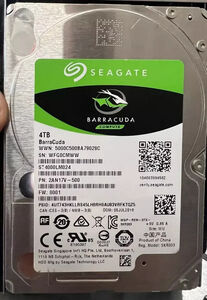 Used Seagate Barracuda ST4000LM024 4TB 2.5" SATA 5400 RPM 128MB Cache 15mm HDD 海外 即決