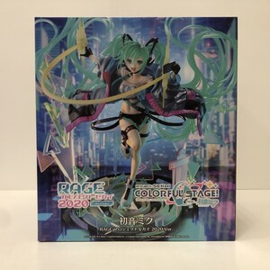 07w18550★1円~ 初音ミク -RAGE プロジェクトセカイ 2020ver.- フィギュア 中古品