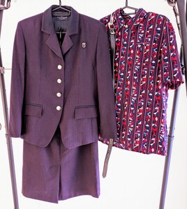 ★本物◆非売品★ブリティッシュ エアウェイズ キャビンアテンダント 制服 ジャケット ブラウス スカート British Airways 手に入りません