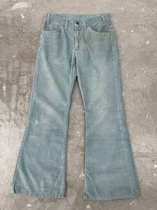 希少！USA購入！コーデュロイ！70s LEVIS リーバース 646 684 42TALON スラックス フレアパンツ ヒッピー 