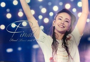 ☆安室奈美恵 B2 先着購入特典 ポスター 「namie amuro Final Tour 2018 ～Finally～」 未使用