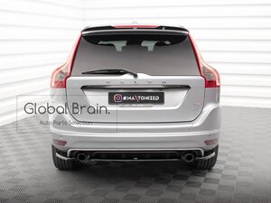 2013-2017 ボルボ XC60 Rデザイン 後期 リア ディフューザー スポイラー / リア センター スプリッター バンパー アンダー トリム エプロン