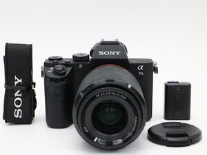 ●○【総シャッター数2500回以下】SONY α7II ILCE-7M2 ズームレンズキット ミラーレス 一眼カメラ Eマウント ソニー○●028443001J○●