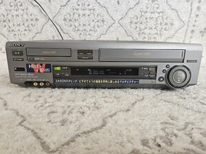 「動作確認済」SONY Hi8 VHS ダブルデッキ　WV-ST1