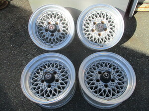 希少♪ヨコハマ GET♪14×6.5J +15♪PCD114.3♪メッシュ♪旧車/当時物/街道レーサー/110/120/130/クラウン/Y30/Y31/セドリック/グロリア