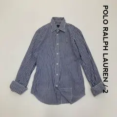 POLO ポロラルフローレン☆ストライプ長袖シャツ ストレッチ 2