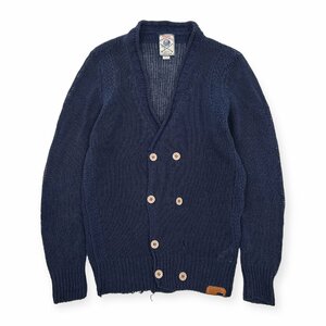 DIESEL TRICOT&Co. ディーゼル コットン系 サマーニット カーディガン Sサイズ /ネイビー/メンズ