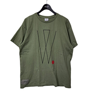 ダブルタップス WTAPS プリントTシャツ VV／SS／COTTON オリーブ サイズ：01 8047000100387