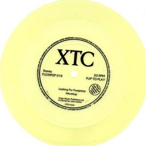 XTC 「Looking For Footprints」　英国盤ソノシート