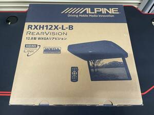 ALPINE アルパイン 12.8 インチ フリップ ダウン モニター ブラック RXH12X - L - B 展示 使用 オーバーホール OH 点検 済み