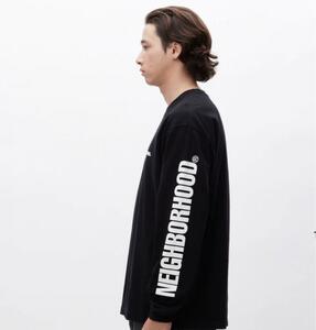 中古 黒 XLサイズ NEIGHBORHOOD TEE LS-11 ネイバーフッド ロングTシャツ