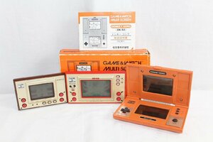 【5yP11129F】★1円スタート★Nintendo★任天堂★GAME&WATCH★ゲームウォッチ★ドンキーコング 他★3点まとめ★通電確認済み★現状品