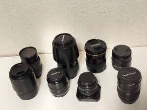 レンズ 8点おまとめ SIGMA シグマ HIGH-SPEED WIDE 28mm F1.8 TOKINA AT-X Olympus Canon Pentax等 動作未確認 中古現状品 J827-826