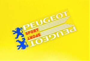 ☆新着 　PEUGEOT　SPORT　白系　ステッカー