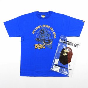 未使用 A BATHING APE アベイシング エイプ (B)APE TEE 半袖 Tシャツ size M #20490 ストリート 裏原 BAPE ベイプ