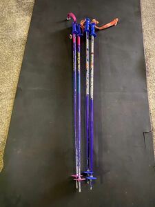 ○EW8769 KERMA special mizuno スキーストック 2セット　120cm○