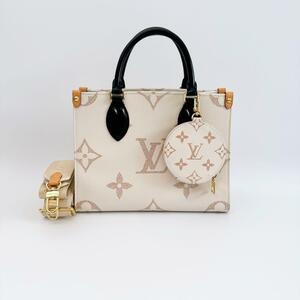 LOUIS VUITTON ルイヴィトン ハンドバッグ モノグラム デュンヌ オンザゴー PM M24533 RFID ショルダーバッグ 2way