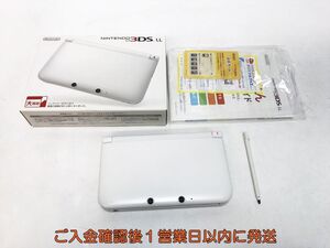 【1円】ニンテンドー3DSLL 本体 ホワイト 任天堂 SPR-001 初期化/動作確認済 3DS LL L07-044yk/F3