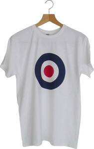 【新品】Mods モッズ ターゲット Tシャツ Mサイズ Ny Who Jam Small Faces Paul Weller Vespa