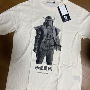 アンダーカバー　undercover Tシャツ 黒澤明　蜘蛛城　蜘蛛の巣城　アイボリー　漢字　高橋盾