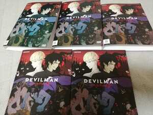 中古ＤＶＤ：DEVILMAN crybaby 全５巻　デビルマン　永井豪　レンタル版