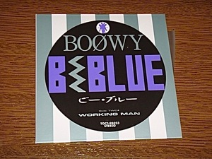 BOOWY/B BLUE/紙ジャケCD/SINGLE COMPLETE BOXよりバラ1枚/氷室京介/布袋寅泰