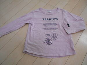 ●nousキムランタン×PEANUTSピーナッツスニーピーコラボ長袖Tシャツ