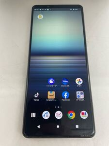 K3662◆ docomo ドコモ SONY ソニー Xperia II SO-51A エクスペリア ブラック 利用制限〇 SIMフリー スマホ 携帯電話 アンドロイド 