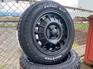 タウンエース ライトエース タイヤホイールセット 4本セット マッドスター ラヂアル AT 175/65R14 ホワイトレター 14インチ Noel