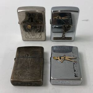 ★E10266/ZIPPO ジッポー/オイルライター/1935 VARGA GIRL バルガガール/ウィンドプルーフ 等/1995/1993 他/計4点セット/着火未確認 す