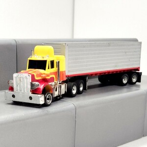 TOMY AFX HO スロットカー ピータービルト セミトレーラー HOスケール Peterbilt Semi truck HDT Bigrig 18輪 Slot 18 Wheeler 1円 072517