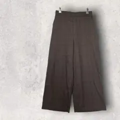 520【UNIQLO ユニクロ】パンツ/ワイドパンツ/人気　チェック柄（M）