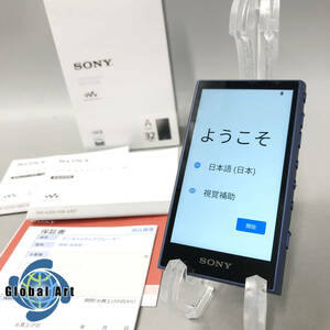 ★E05344【美品】SONY ソニー/WALKMAN ウォークマン/DIGITAL MEDIA PLAYER NW-A306/Aシリーズ/32GB/ブルー/YY1301B1/通電確認済