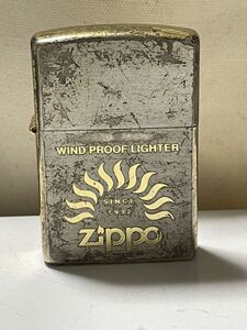 ZIPPO ジッポライター ジッポ デザイン　シルバーゴールドカラー